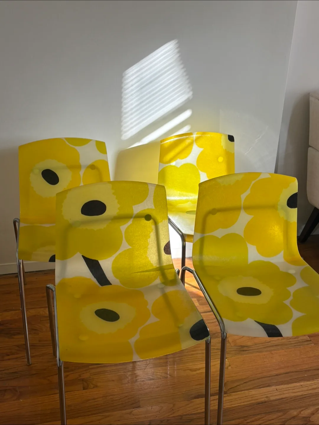 Anthropologie Floral Pattern Chairs, Set of 4 thumbnail