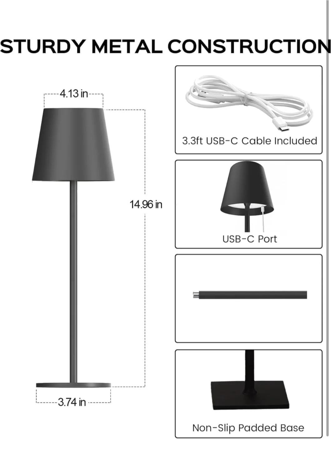 Cordless Table Lamp set of 2 image indicator(4)