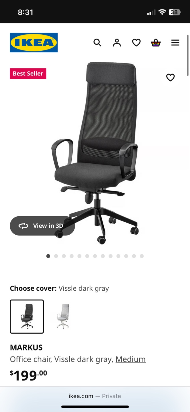 IKEA Markus Office Chair - Excellent Condition - photo 2