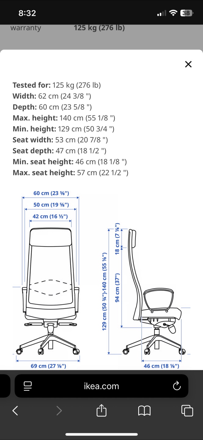 IKEA Markus Office Chair - Excellent Condition - photo 4