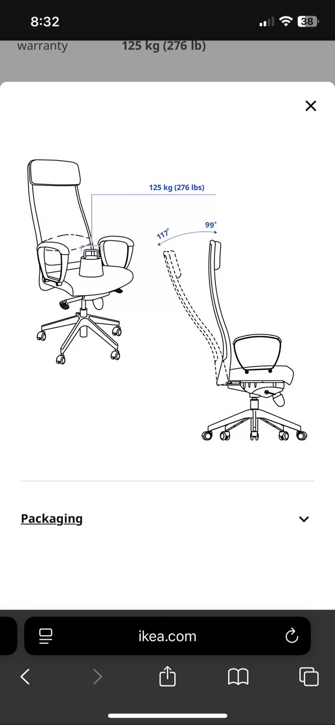 IKEA Markus Office Chair - Excellent Condition - photo 3
