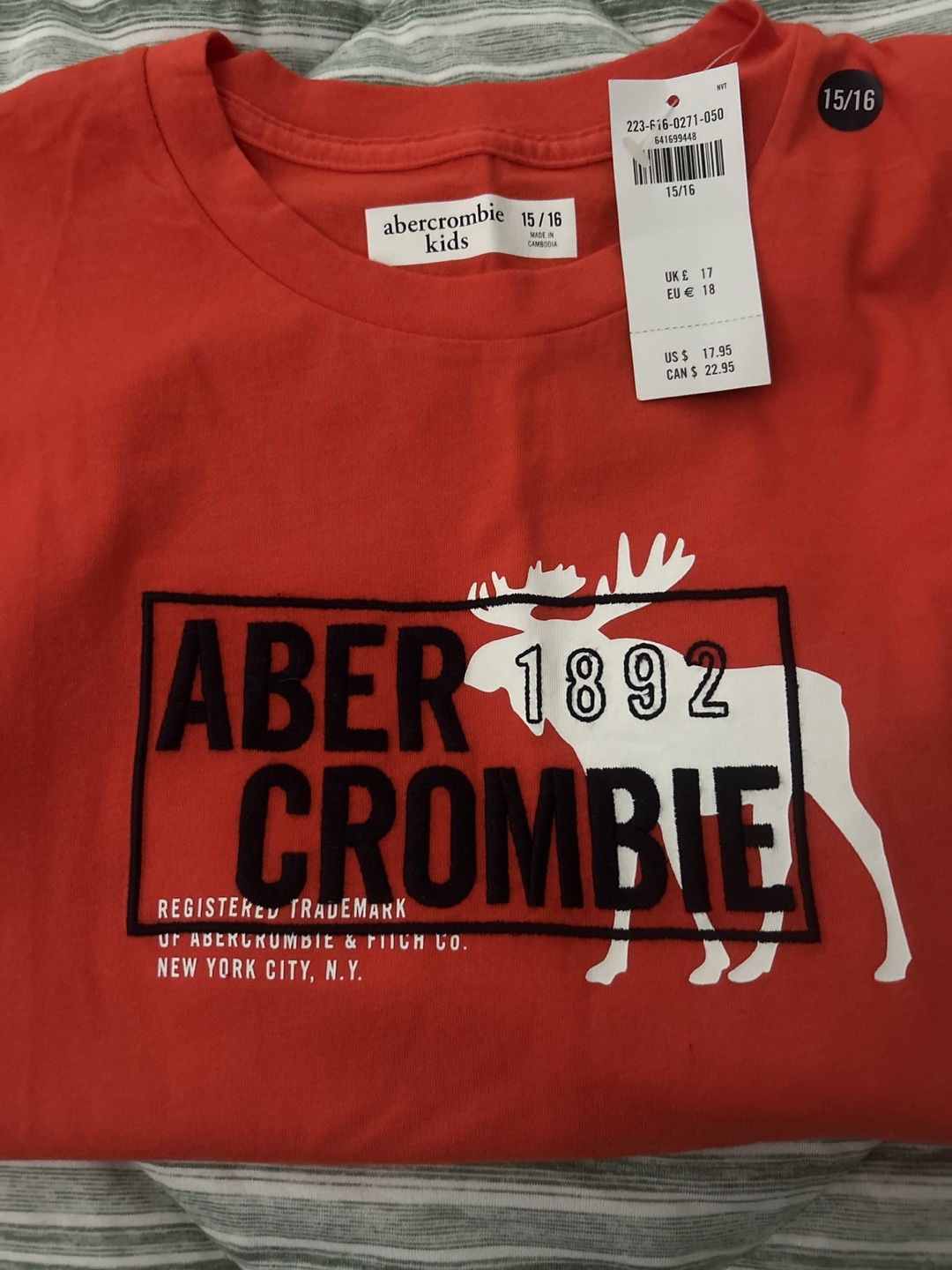 Abercrombie Youth T-Shirt - Size 15/16 - photo 3