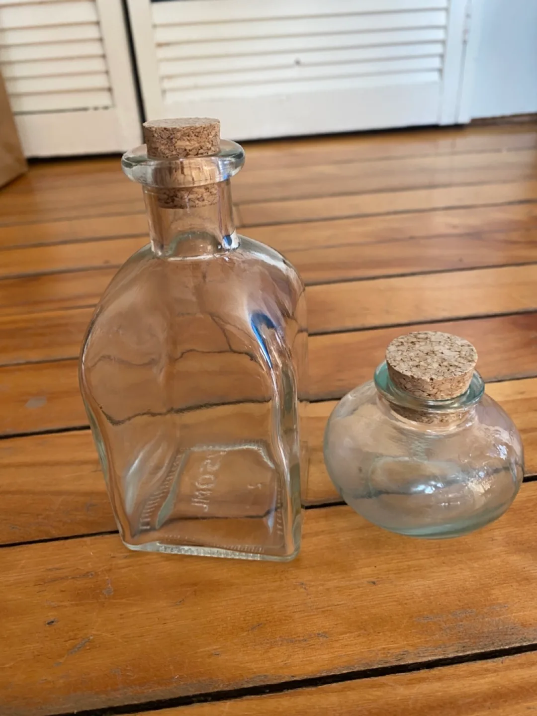 Small Glass Bottles with Cork Lids thumbnail