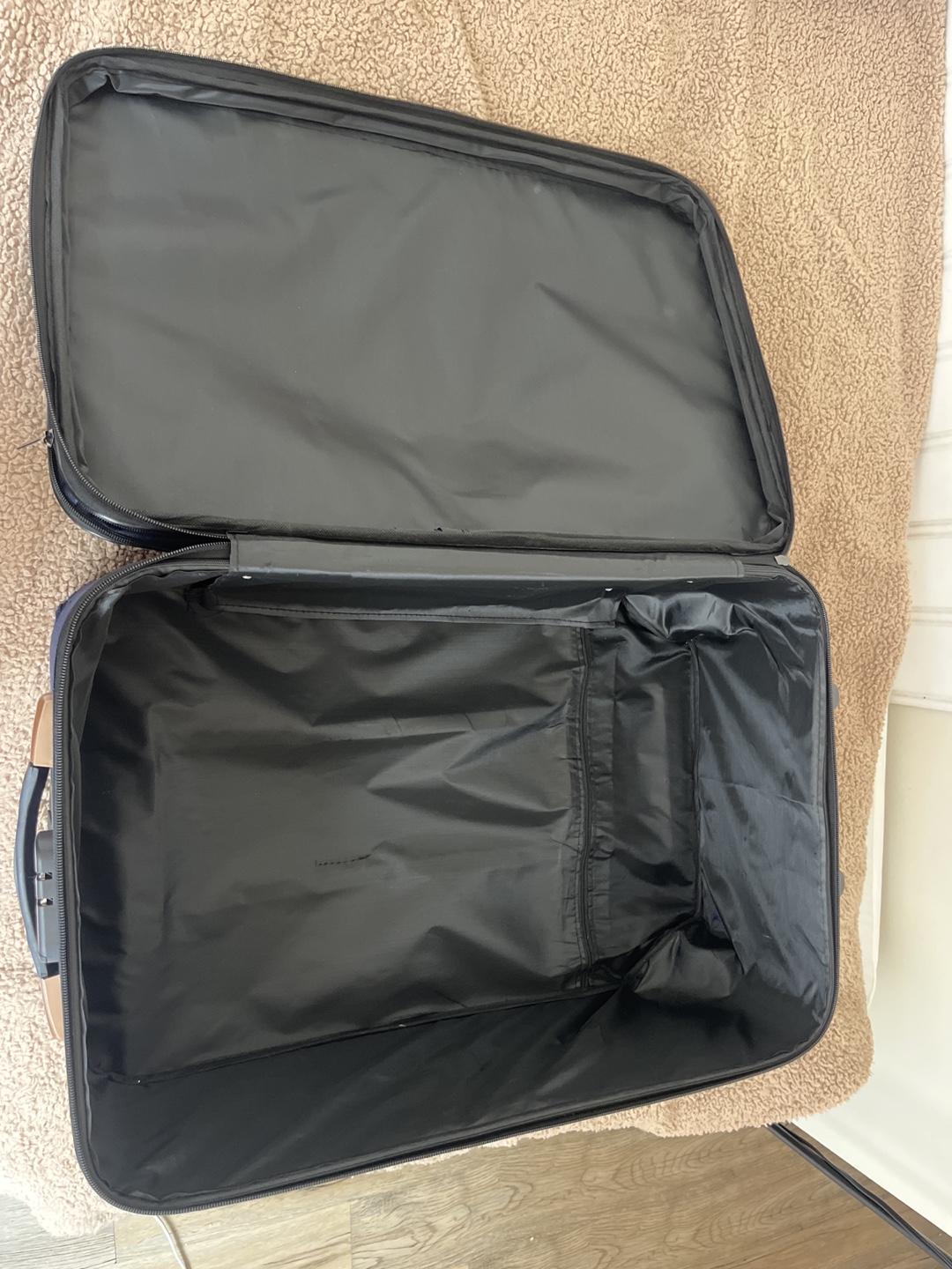 Navy Blue Wheeled Suitcase - photo 2
