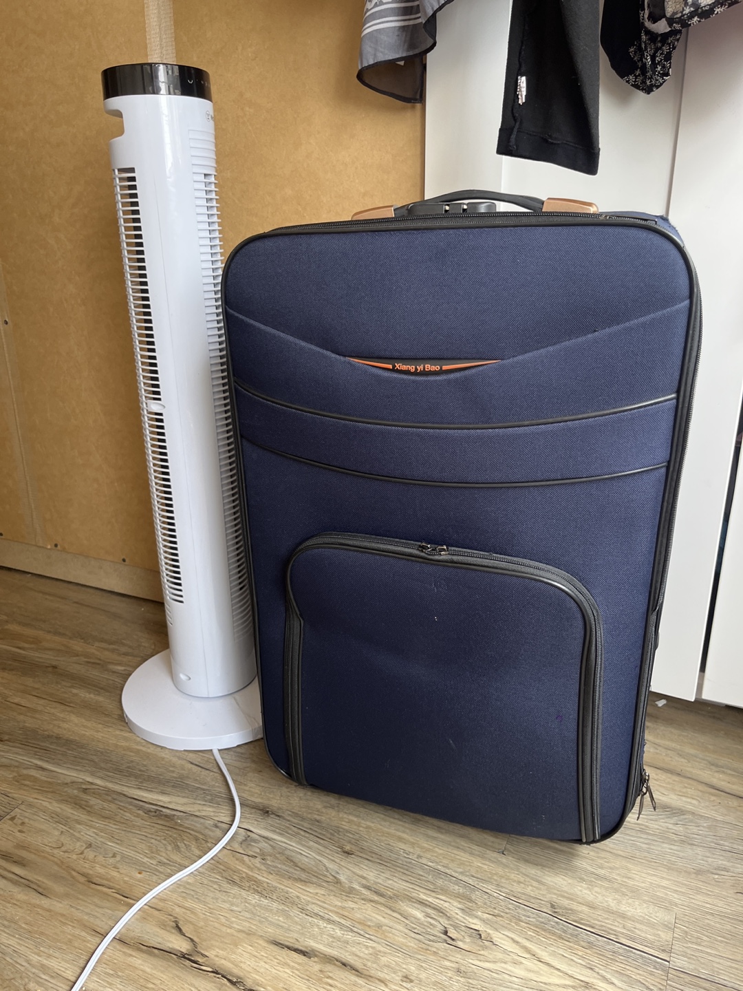 Navy Blue Wheeled Suitcase