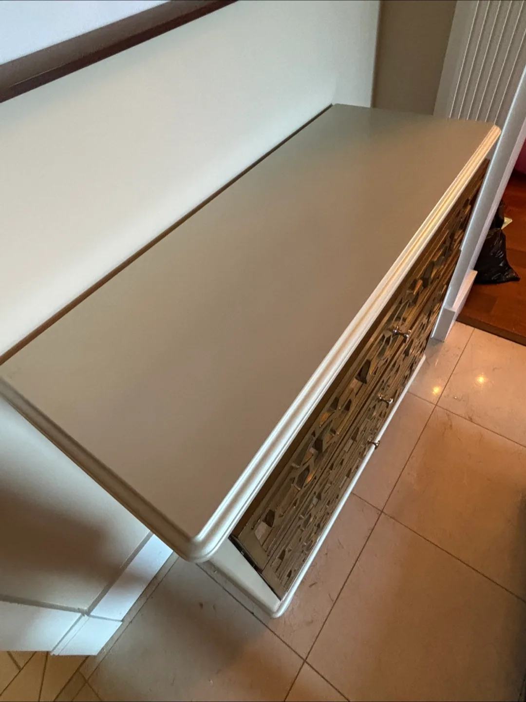 Stylish Gold Accent Dresser image indicator(2)