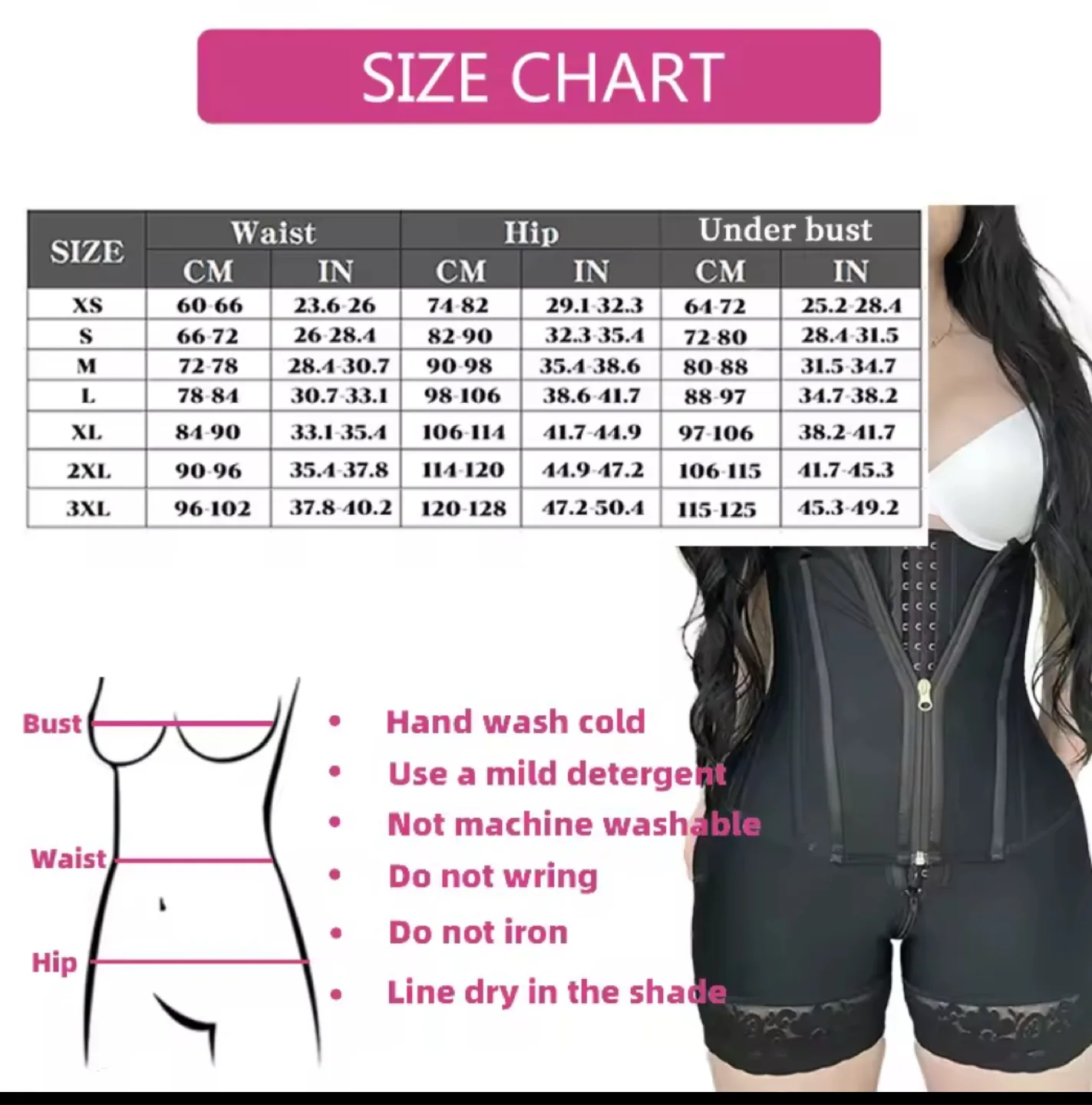 New Body Shaper Shapewear size L image indicator(4)