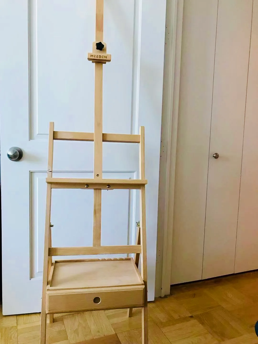 MEEDEN Painting Easel with Storage Drawer thumbnail