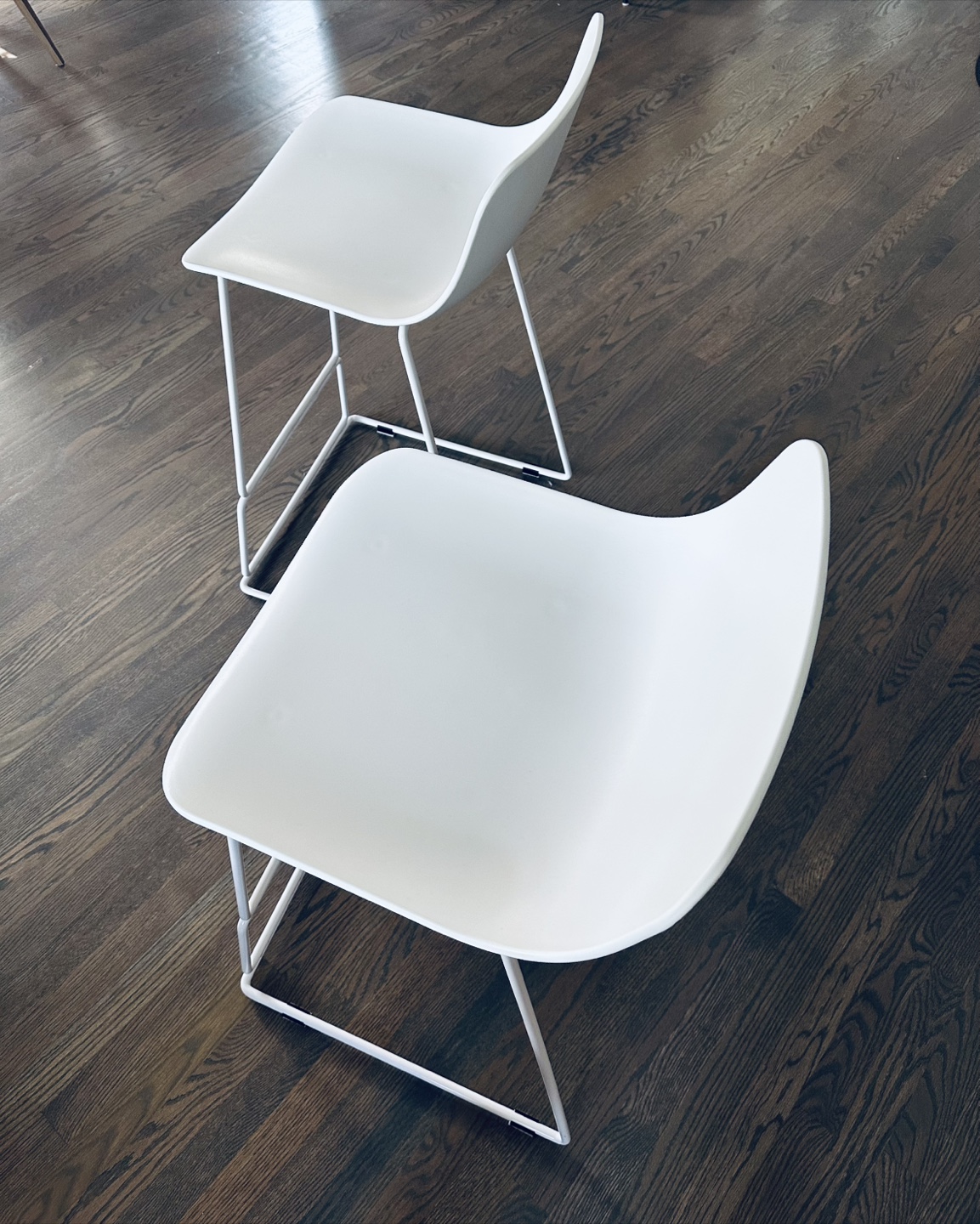 Modern White Counter Stools - photo 5