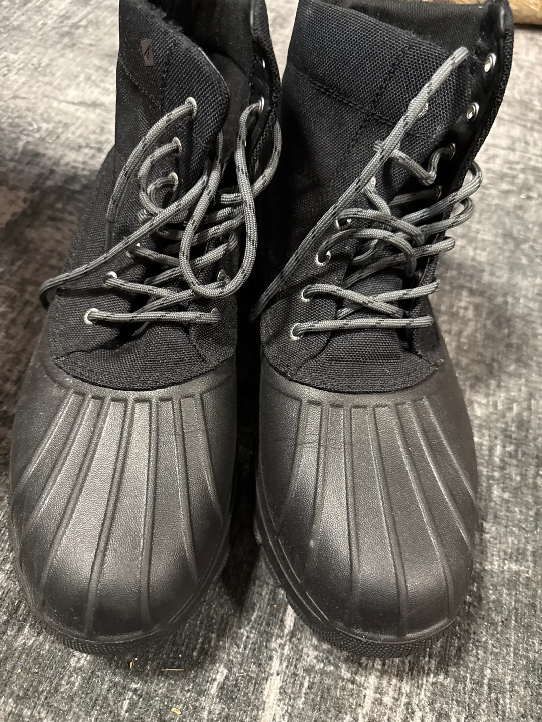 Sperry light Black Duck Boots size 10-1/2 image indicator(4)