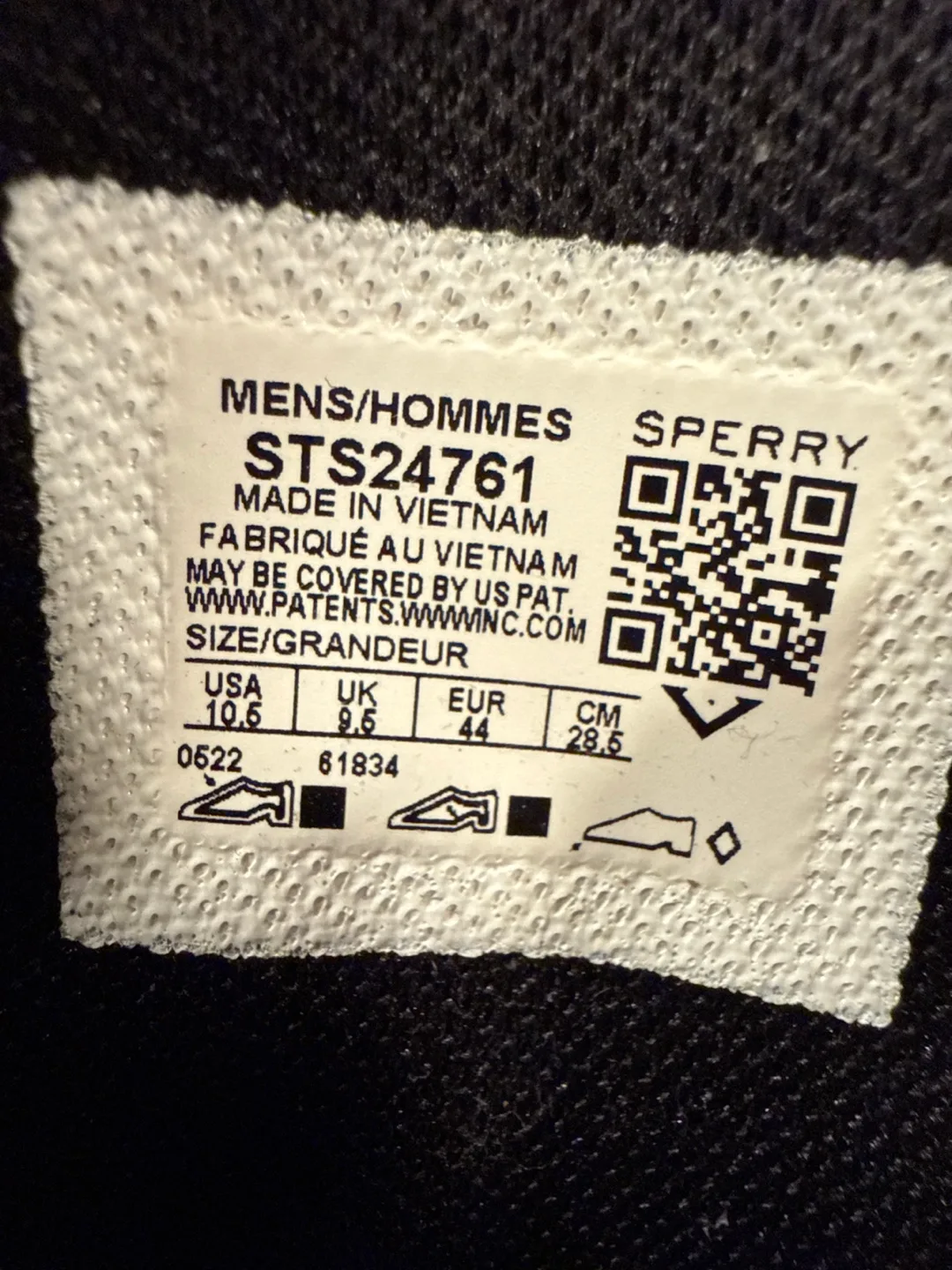 Sperry light Black Duck Boots size 10-1/2 image indicator(6)