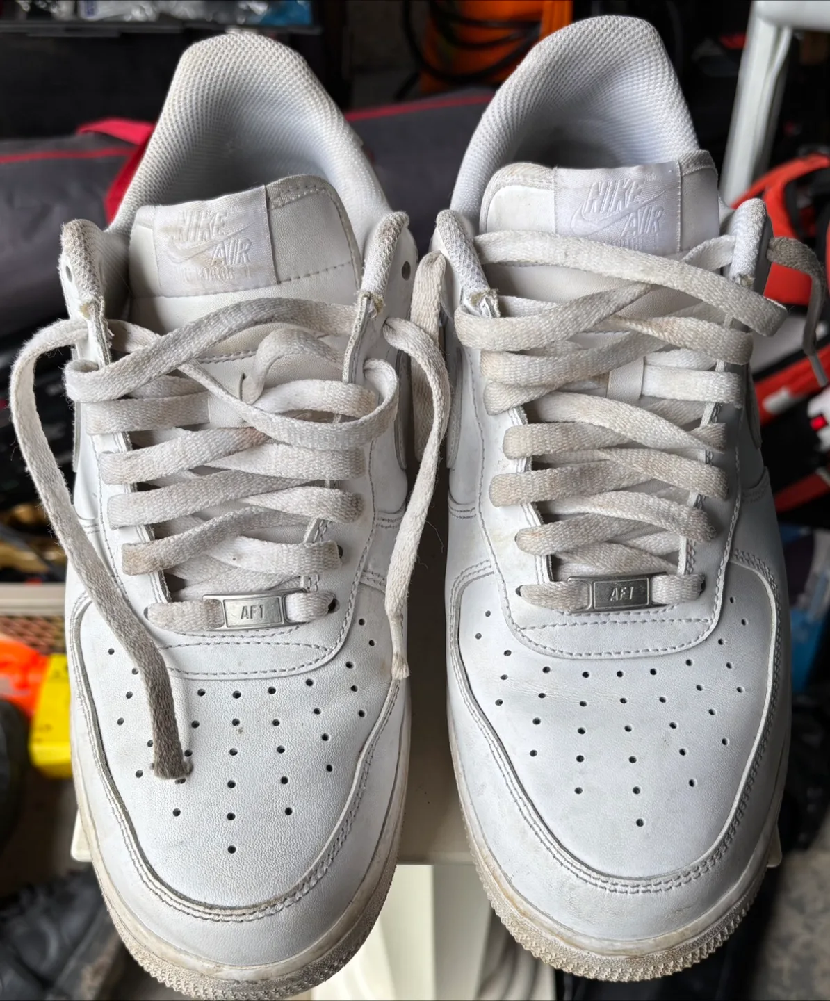 Nike Air Force 1 Men’s White Size 10.5 CW2288-11 thumbnail