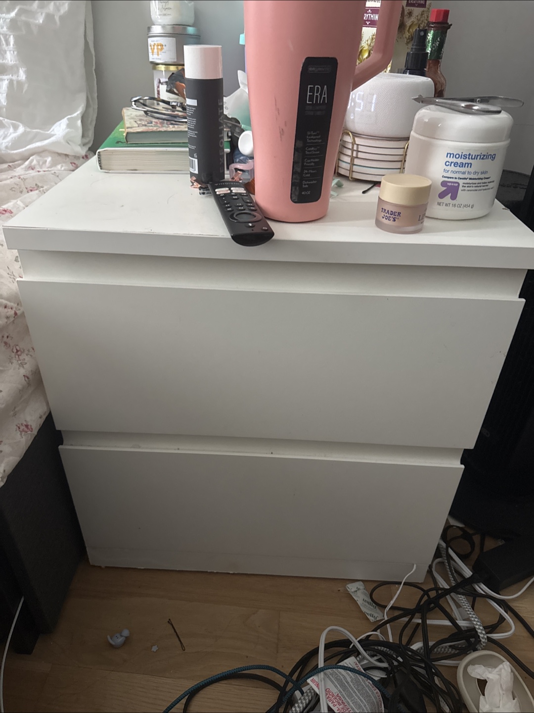 IKEA White 2-Drawer Nightstand