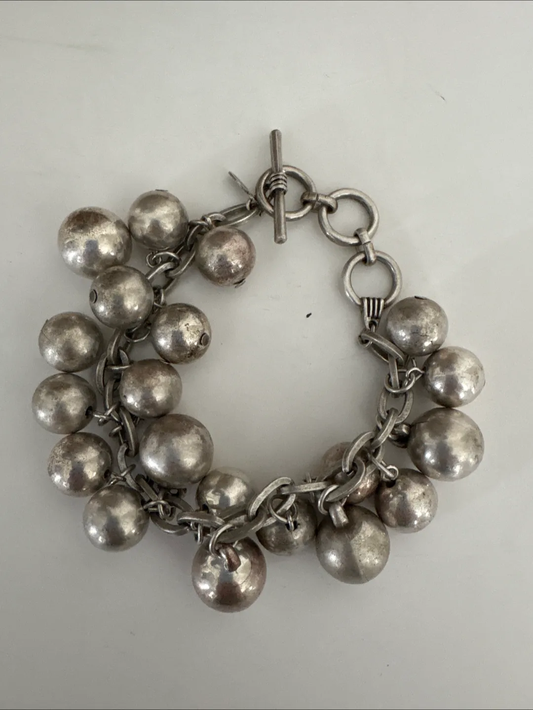 Silver color Bead Bracelet thumbnail