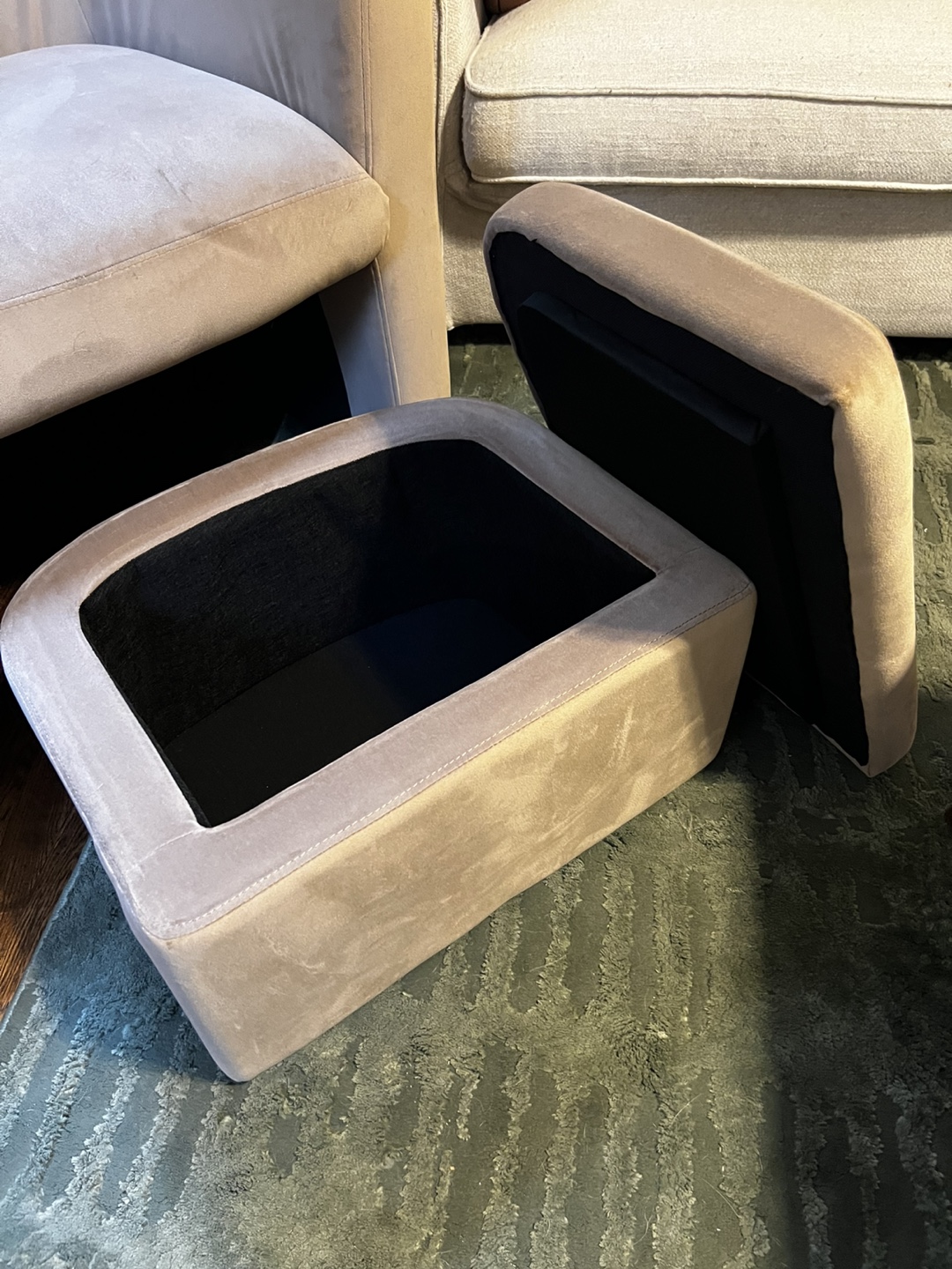 Barrel Chair w/ Storage Ottoman - photo 5