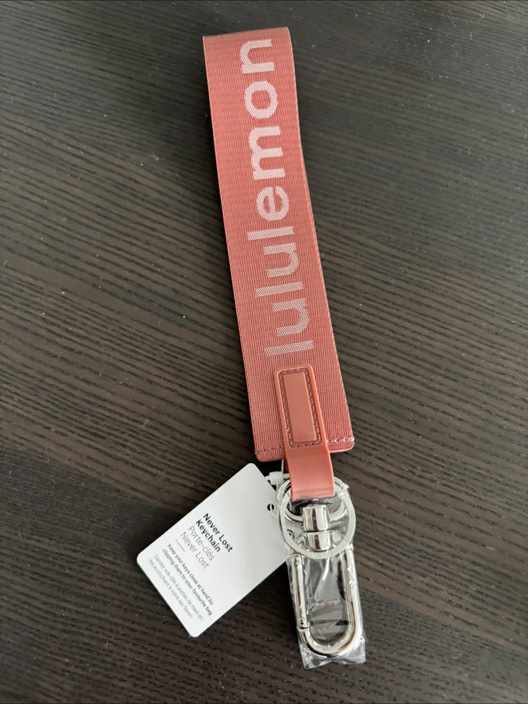 Lululemon Never Lost Keychain thumbnail