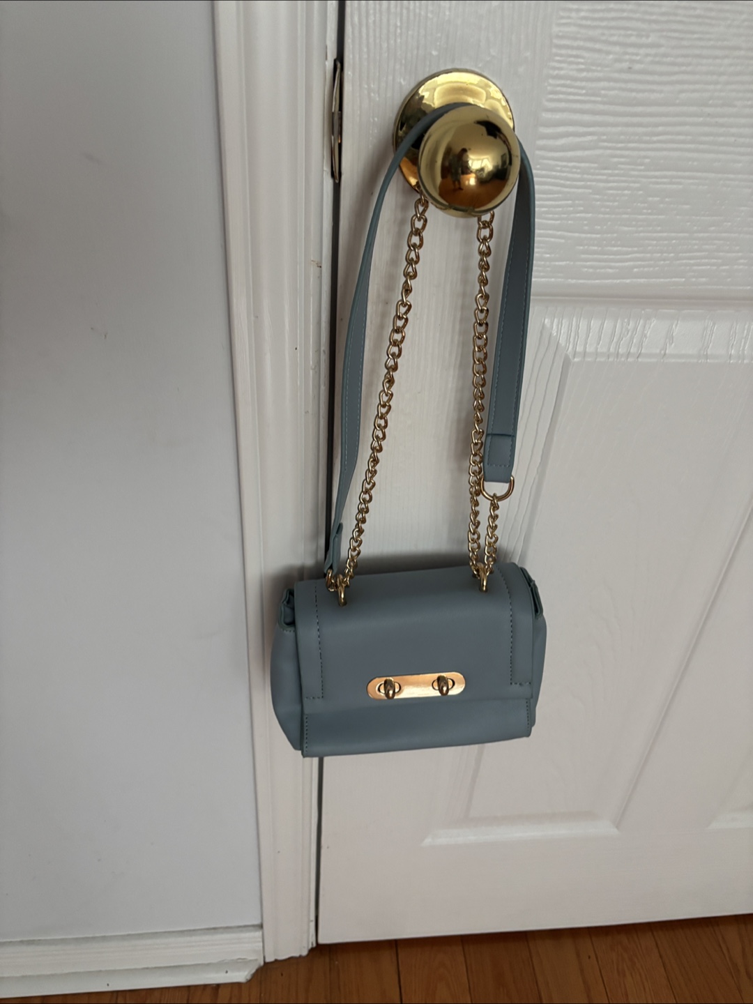 Blue Shoulder Bag