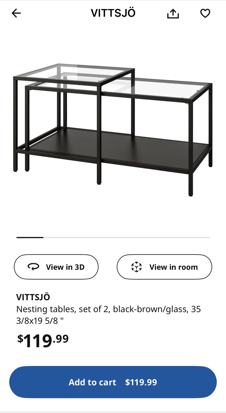 IKEA Nesting Tables Set - photo 2