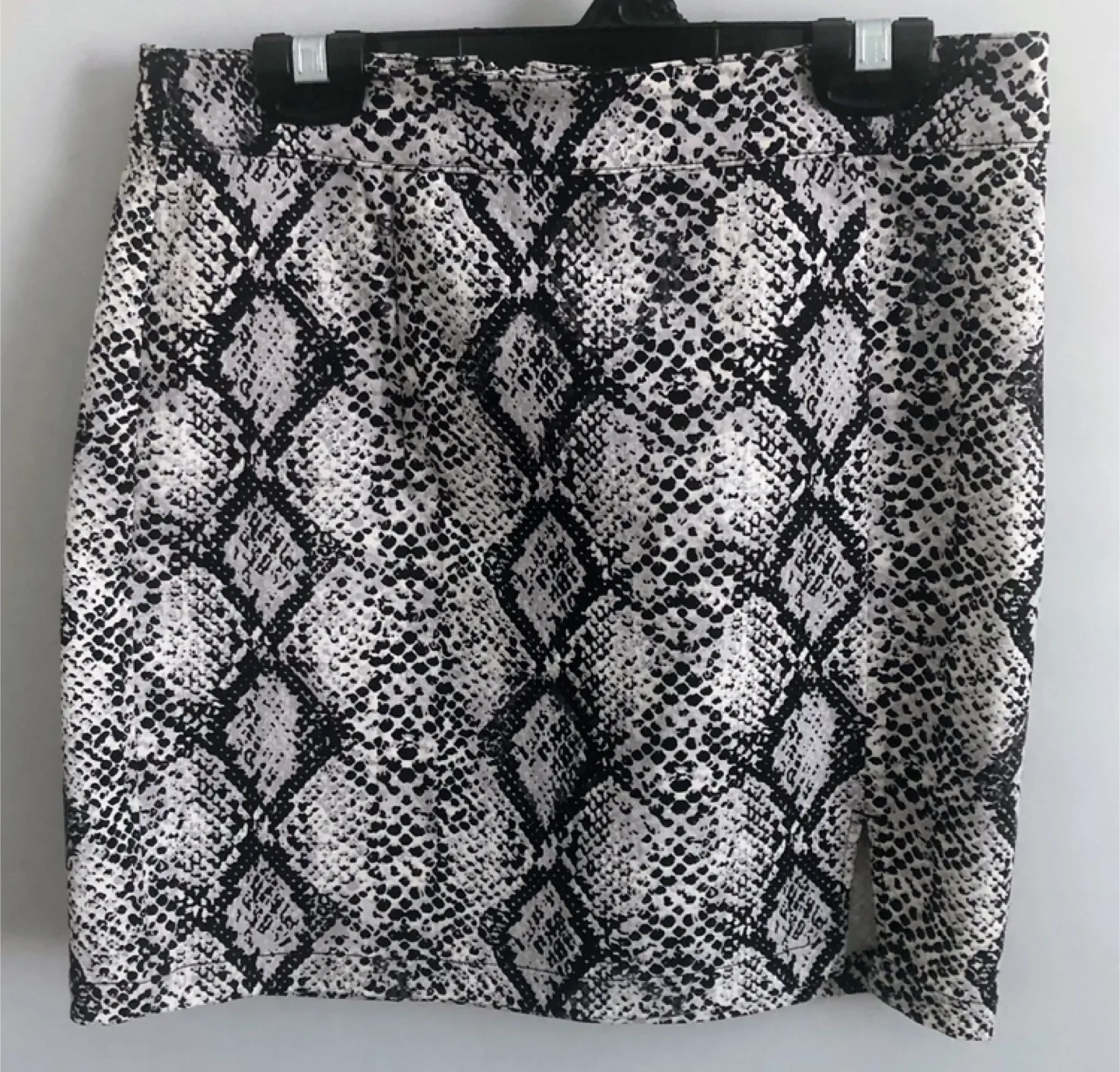 Snakeskin Print Mini Skirt - Size S thumbnail