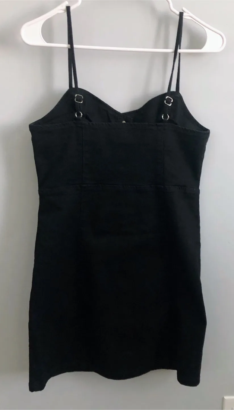 Black Button-Up Dress image indicator(2)