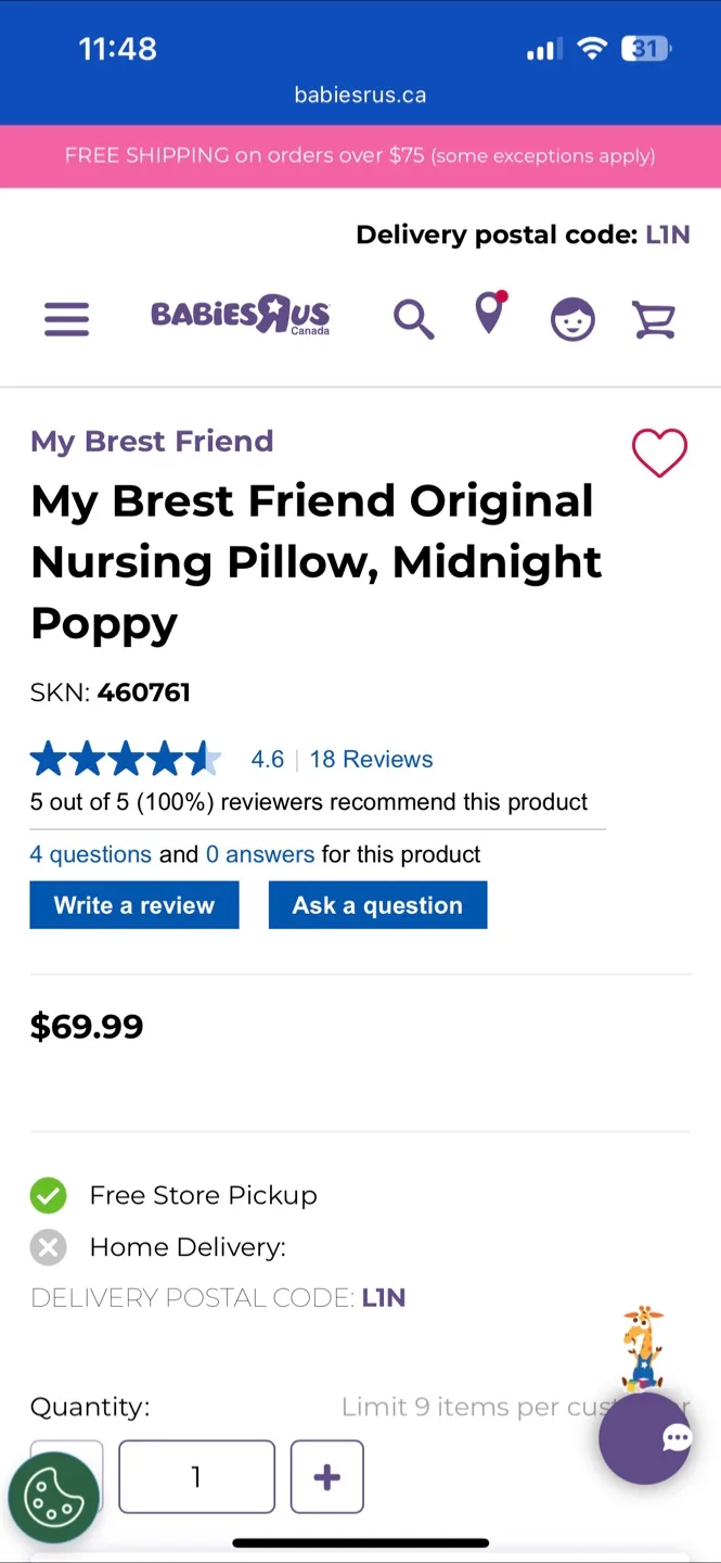 My Brest Friend Nursing Pillow image indicator(2)