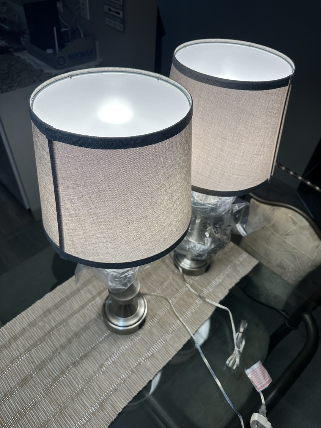 Brand New Set of 2 Touch-Control Table Lamps