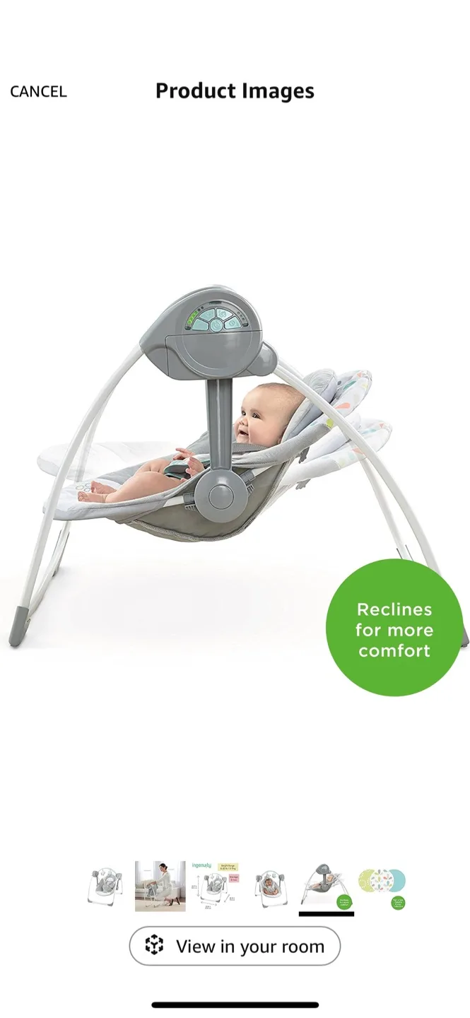 Baby Swing - Ingenuity Brand image indicator(5)