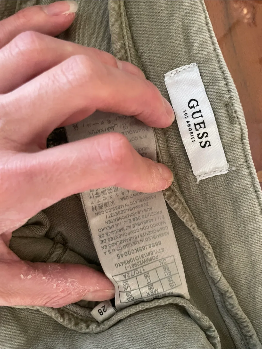 GUESS Distressed Shorts - Two Colours Available image indicator(5)