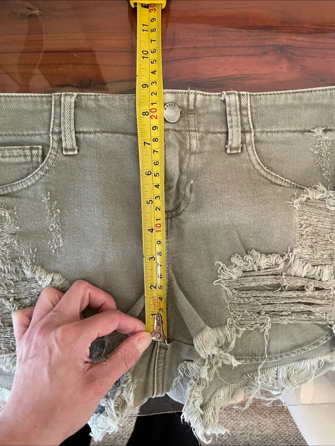 GUESS Distressed Shorts - Two Colours Available image indicator(10)