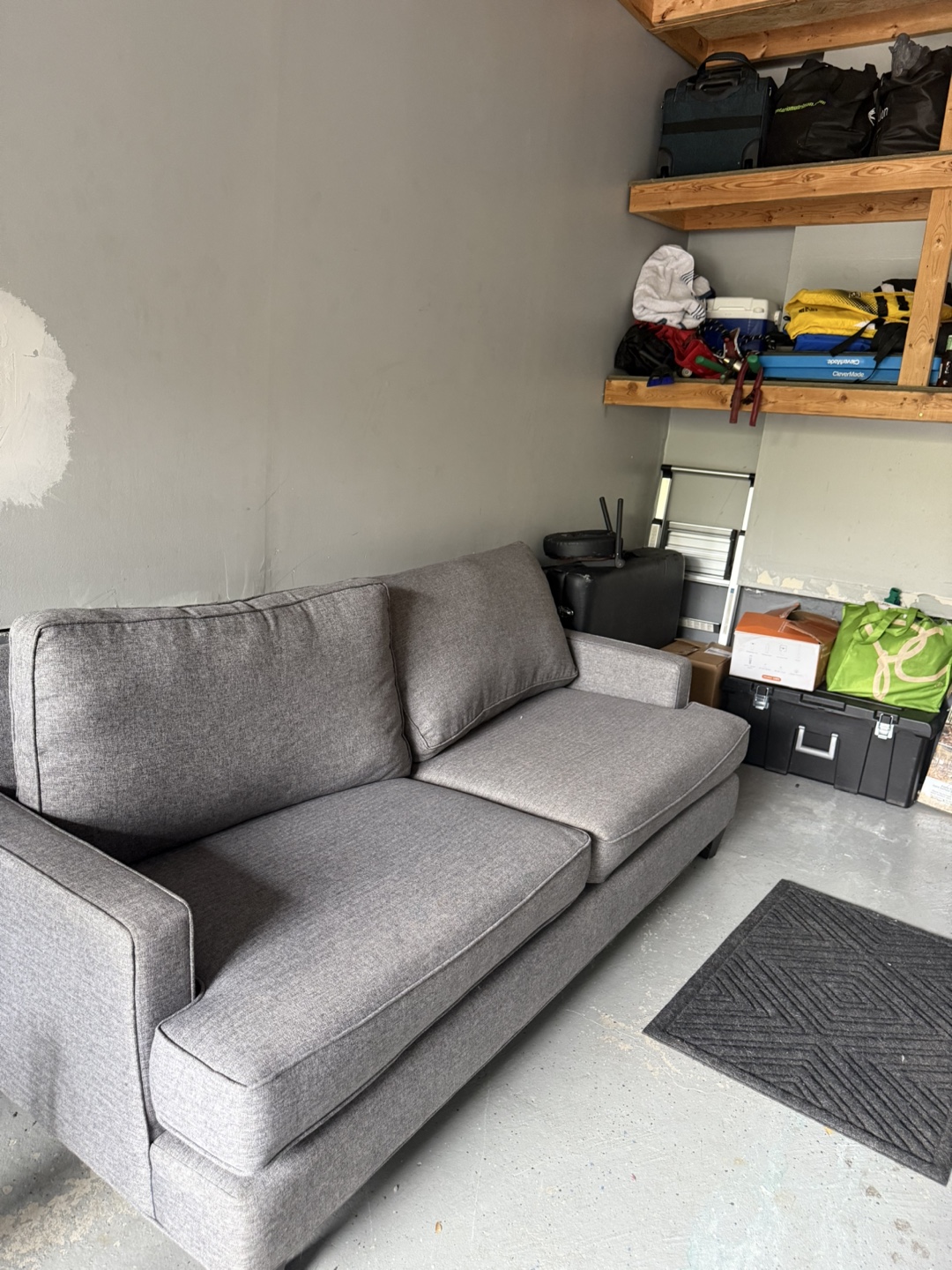Grey Fabric Sofa