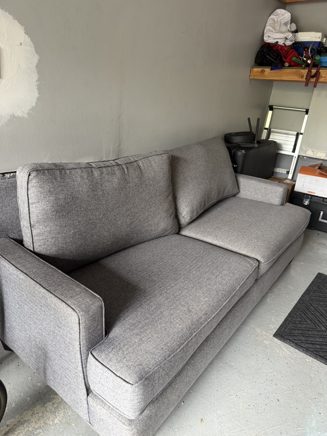 Grey Fabric Sofa - photo 3
