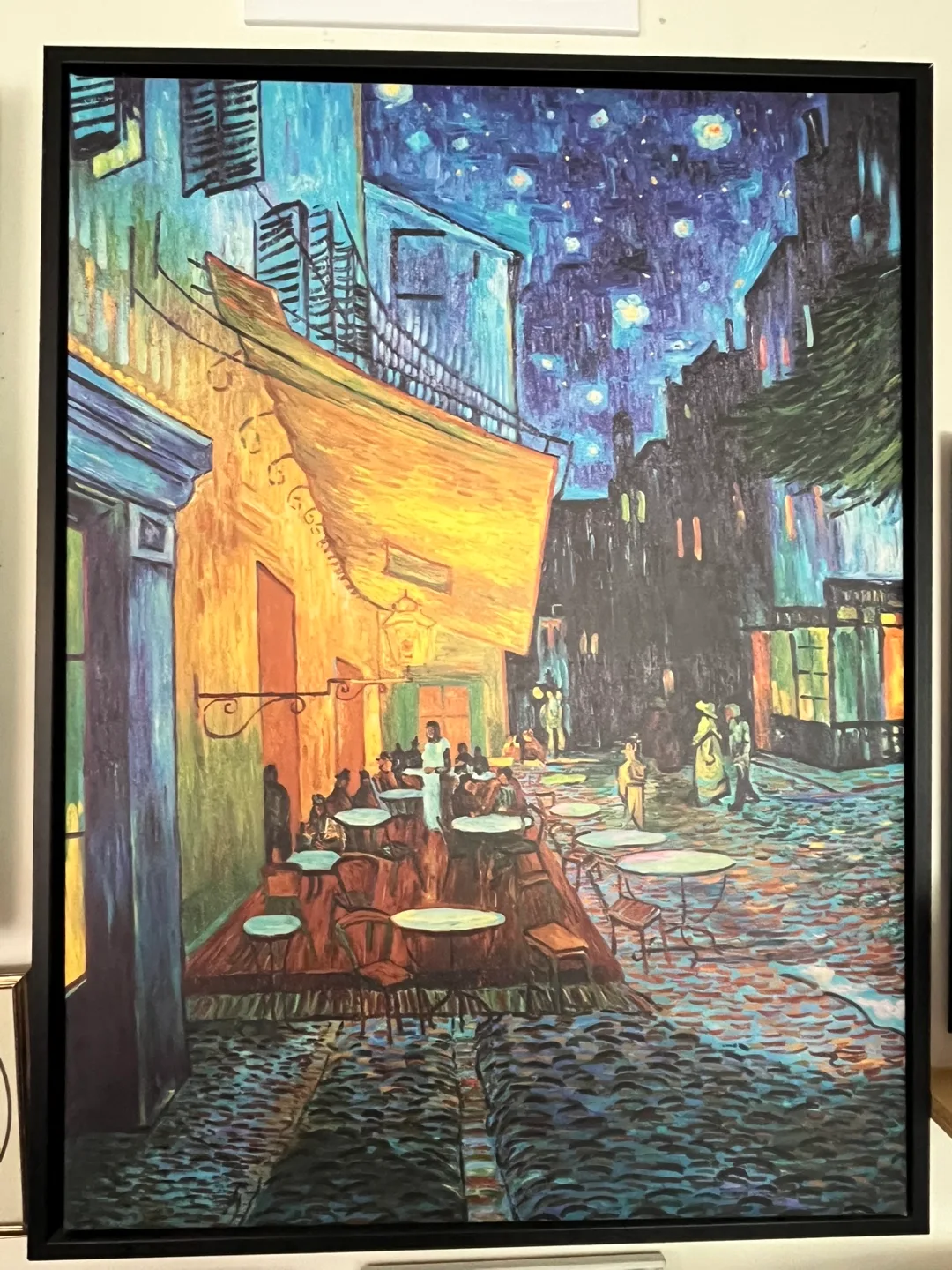 Framed Van Gogh Cafe Terrace at Night print thumbnail