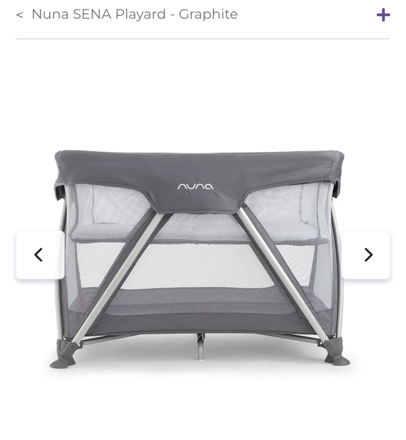 Nuna SENA Playard - Grey thumbnail