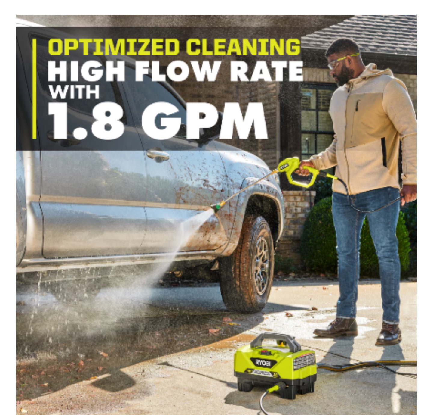 New 1.8 GPM Automotive High Flow Electric Pressure Washer Kit - photo 4