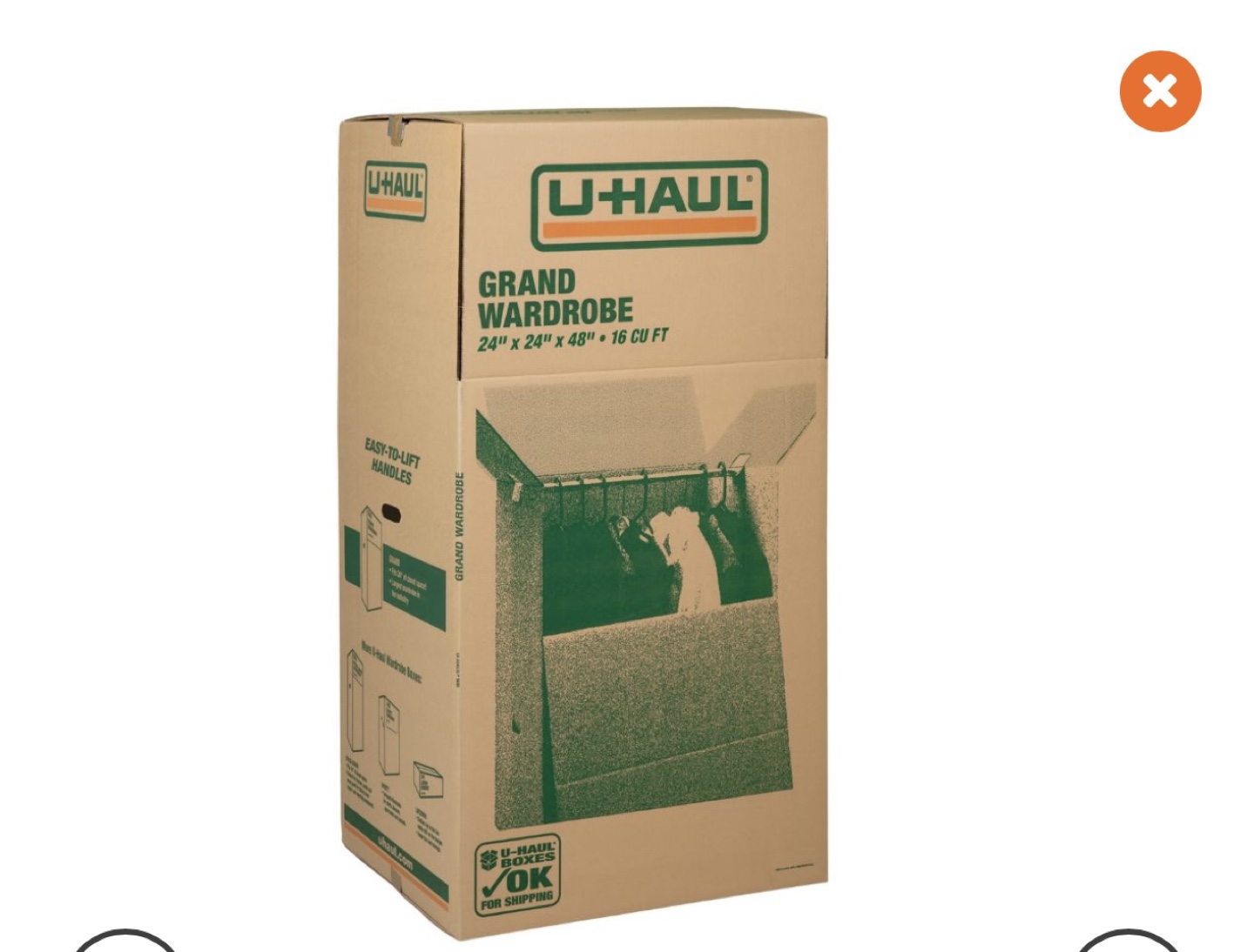 Wardrobe moving box - photo 2