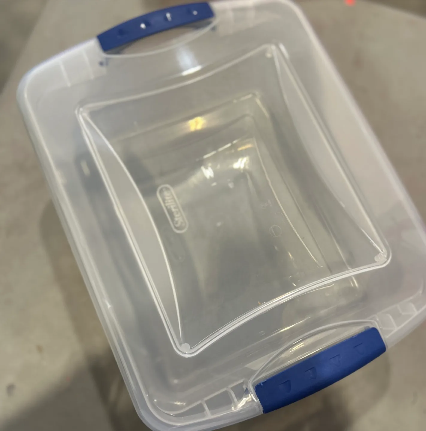Brand new, Pack 15 Qt ClearView Storage Box - Stackable Bin thumbnail
