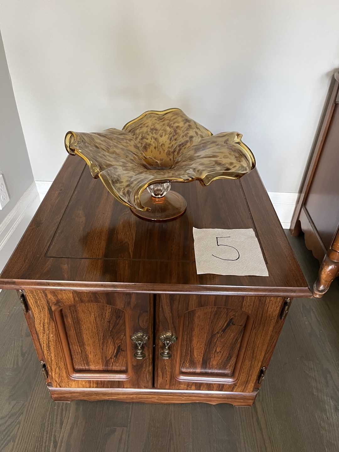 Vintage Side Table with Cabinet - photo 2