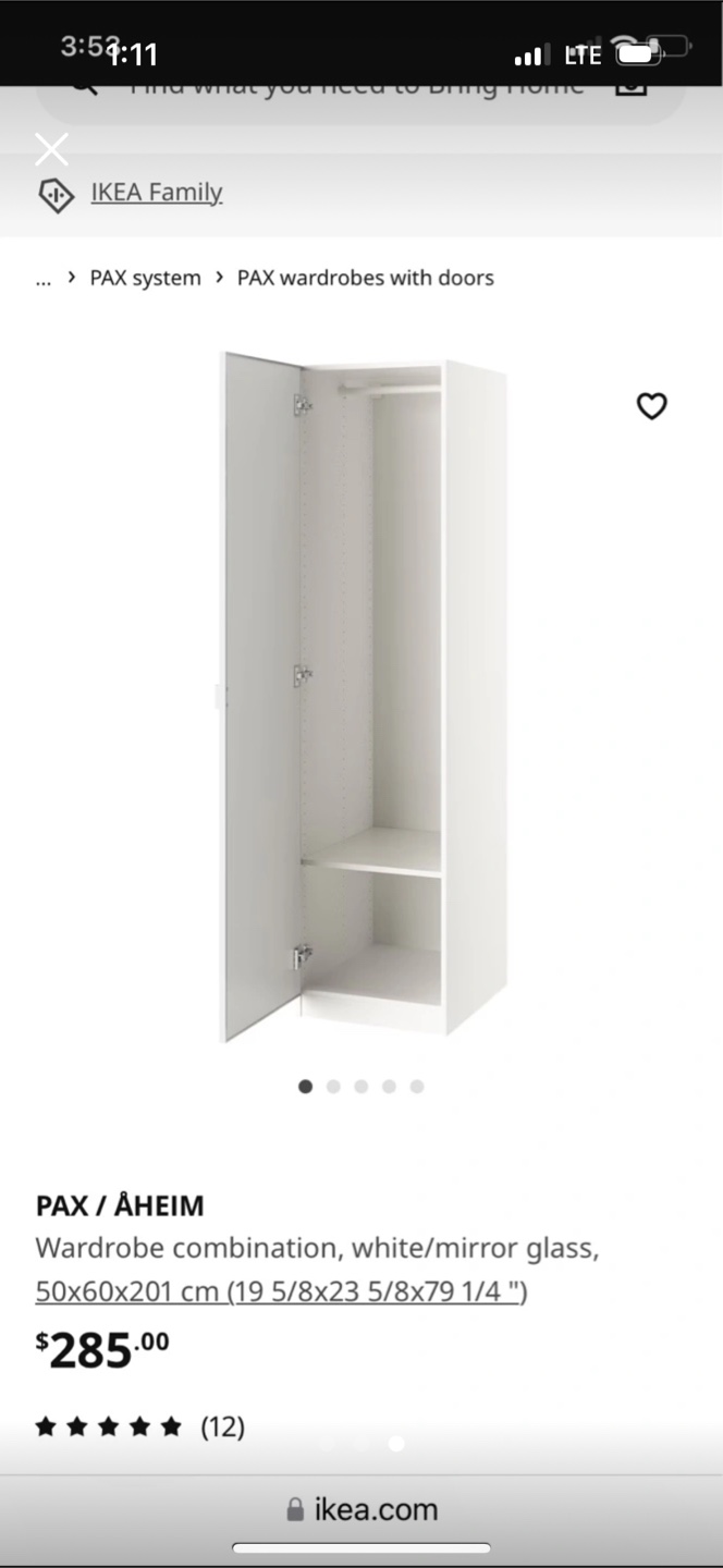 IKEA pax Tall wooden wardrobe - photo 3