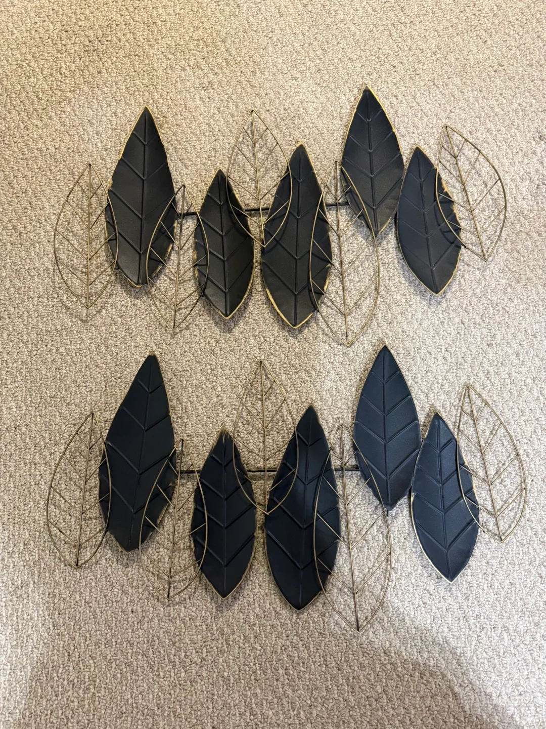 Metal Leaf Wall Art Decor thumbnail