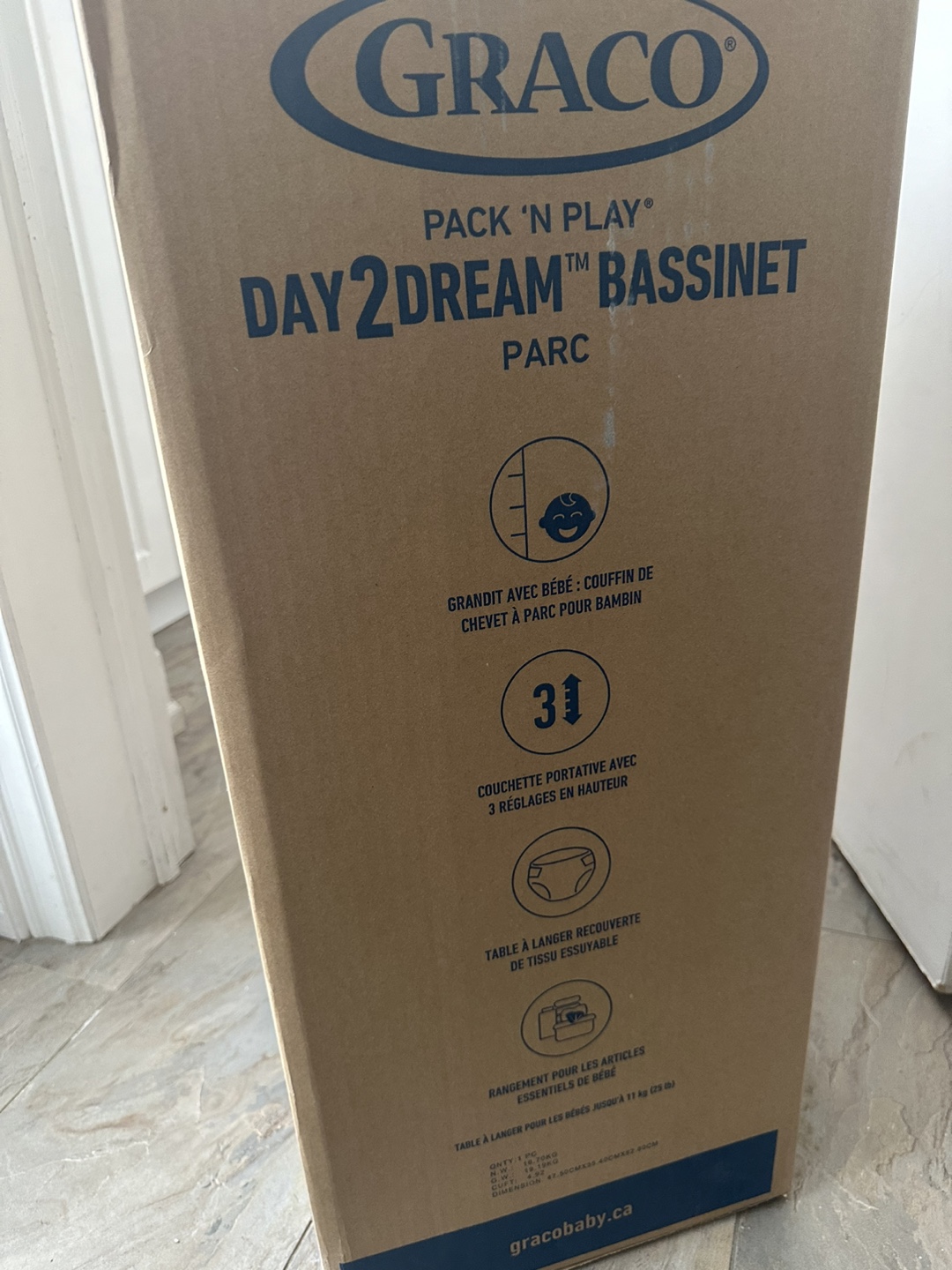 Graco Pack 'n Play Day2Dream Bassinet Play Yard - photo 3