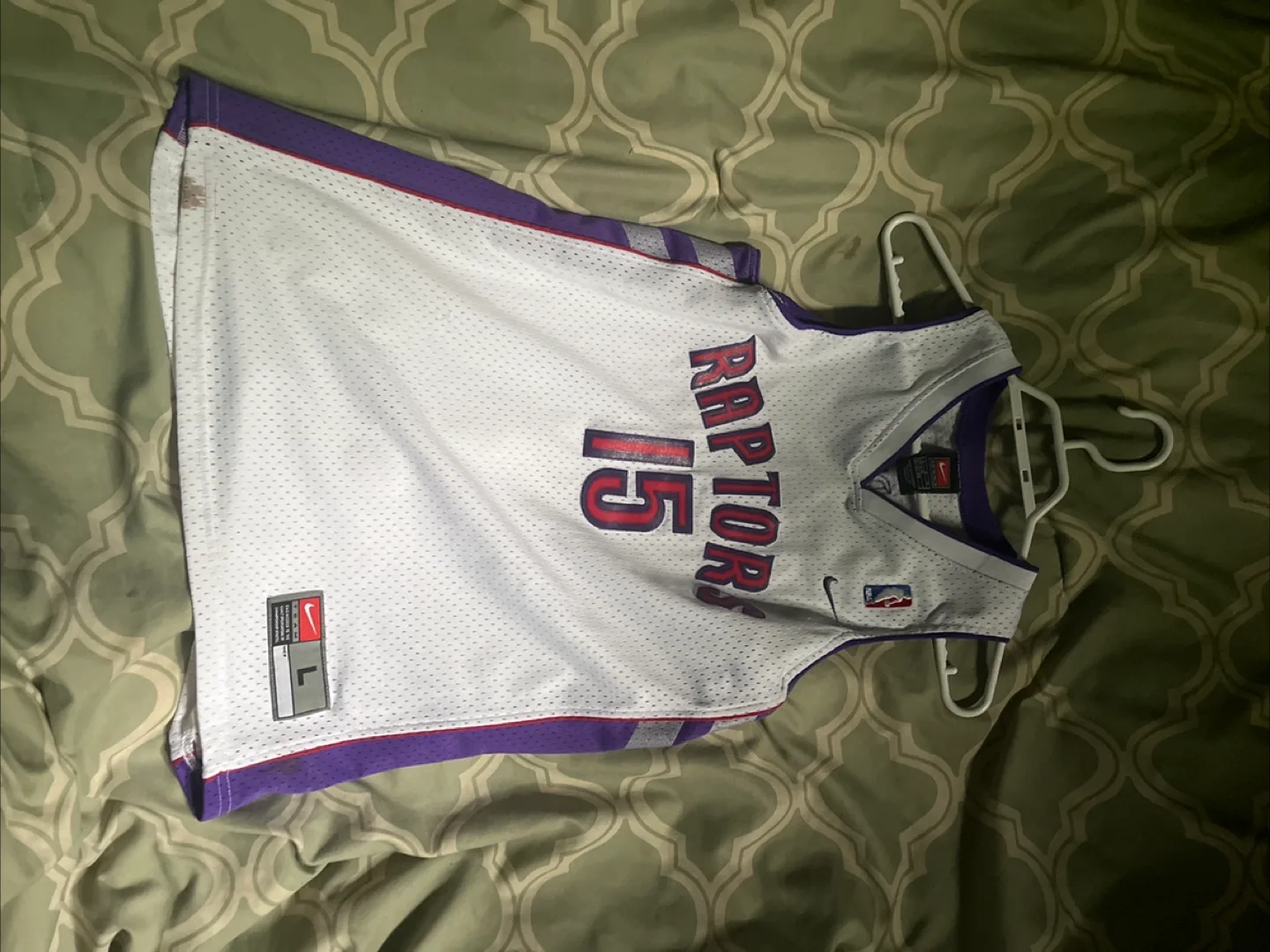Vintage Nike throwback raptors vince carter jersey thumbnail