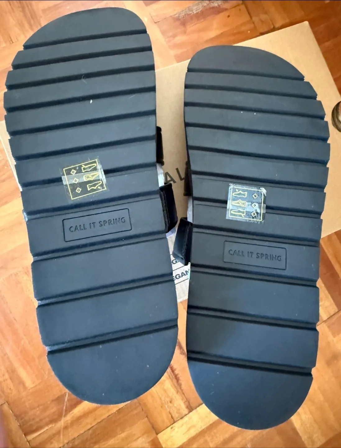Call It Spring Black Slides - Size 10 (Never Used) image indicator(3)