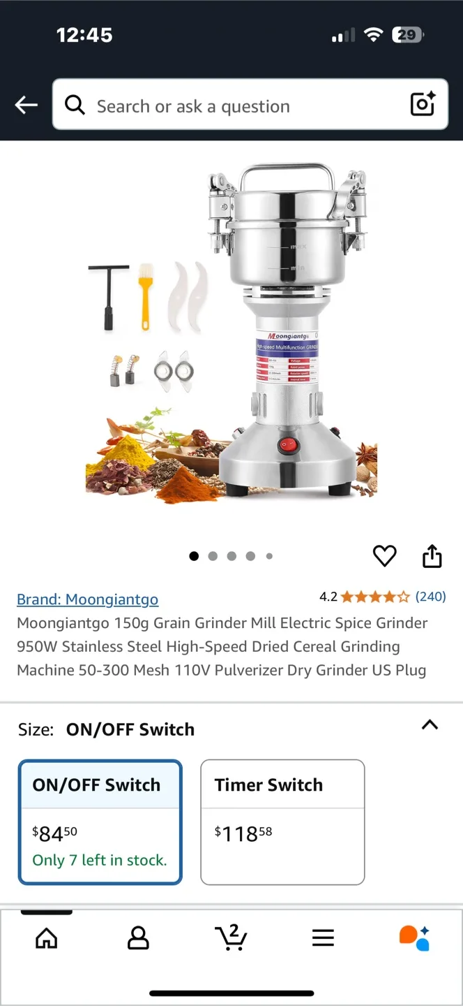 Electric Grain Grinder thumbnail