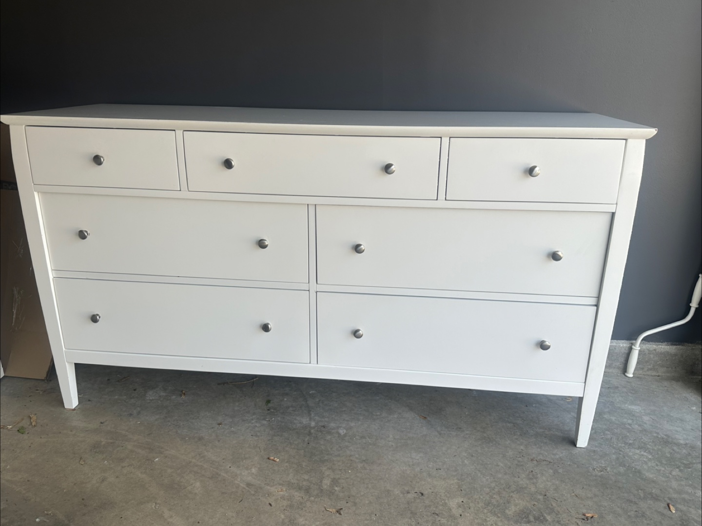 Crate & Barrel Mason 64" White 7-Drawer Dresser - photo 2