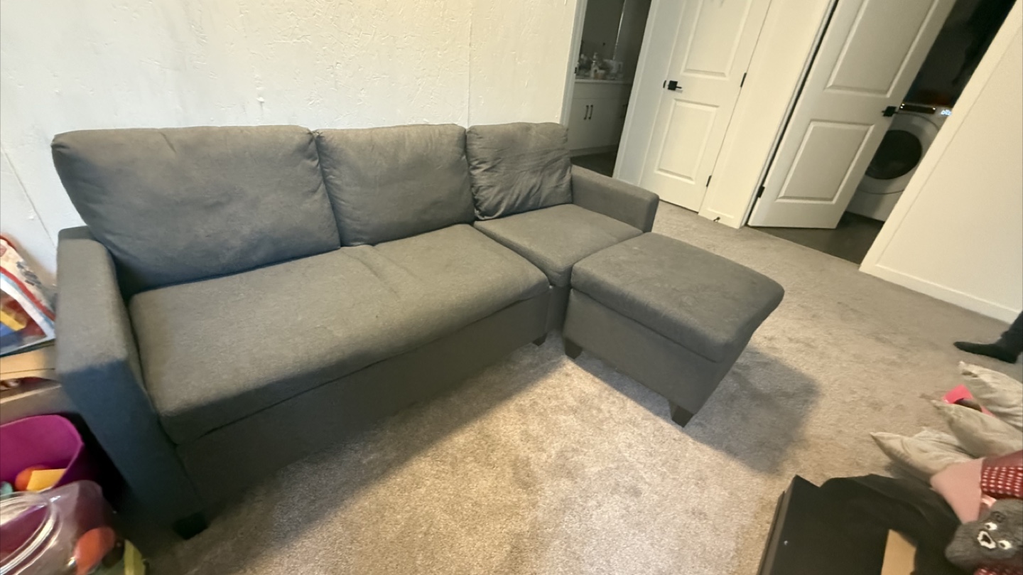 Sectional Sofa with Ottoman - photo 4