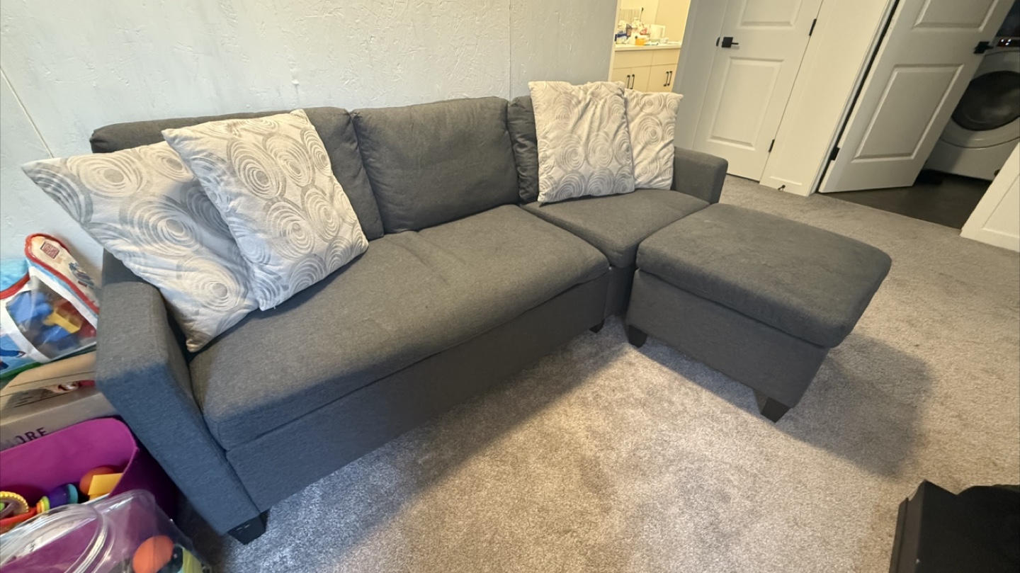 Sectional Sofa with Ottoman