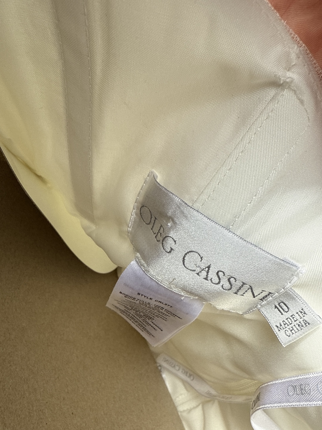 Oleg Cassini Wedding Dress - photo 3