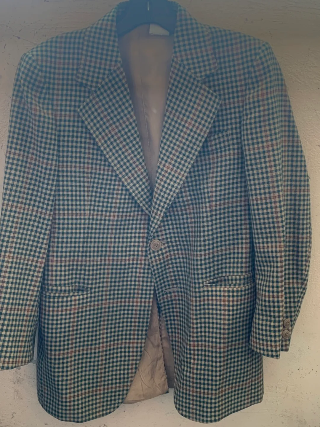 Vintage Checked Blazer thumbnail