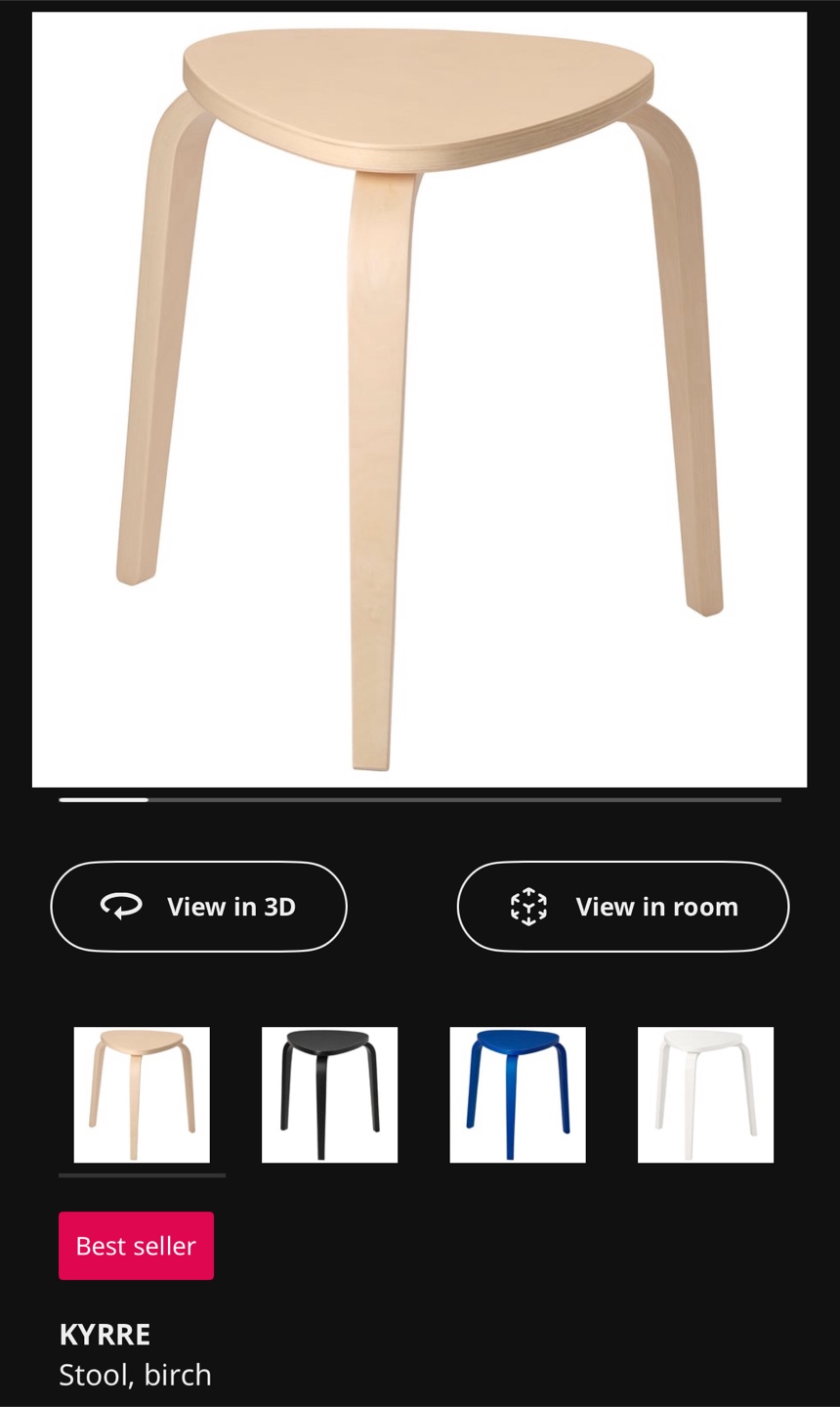 Ikea KYRRE Stools - photo 2