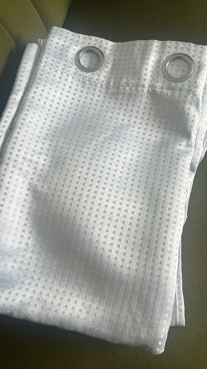 4 light blackout gray grommet curtains image indicator(2)